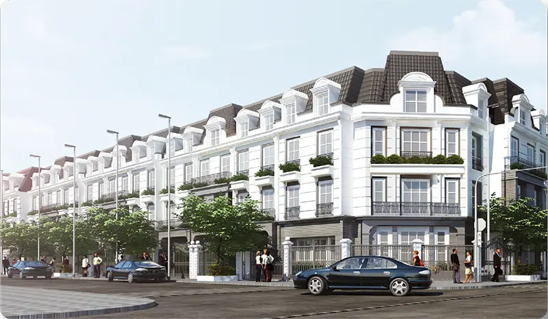 Công trình của Sơn AUREX - BIỆT THỰ LIỀN KỀ PHÙNG KHOANG